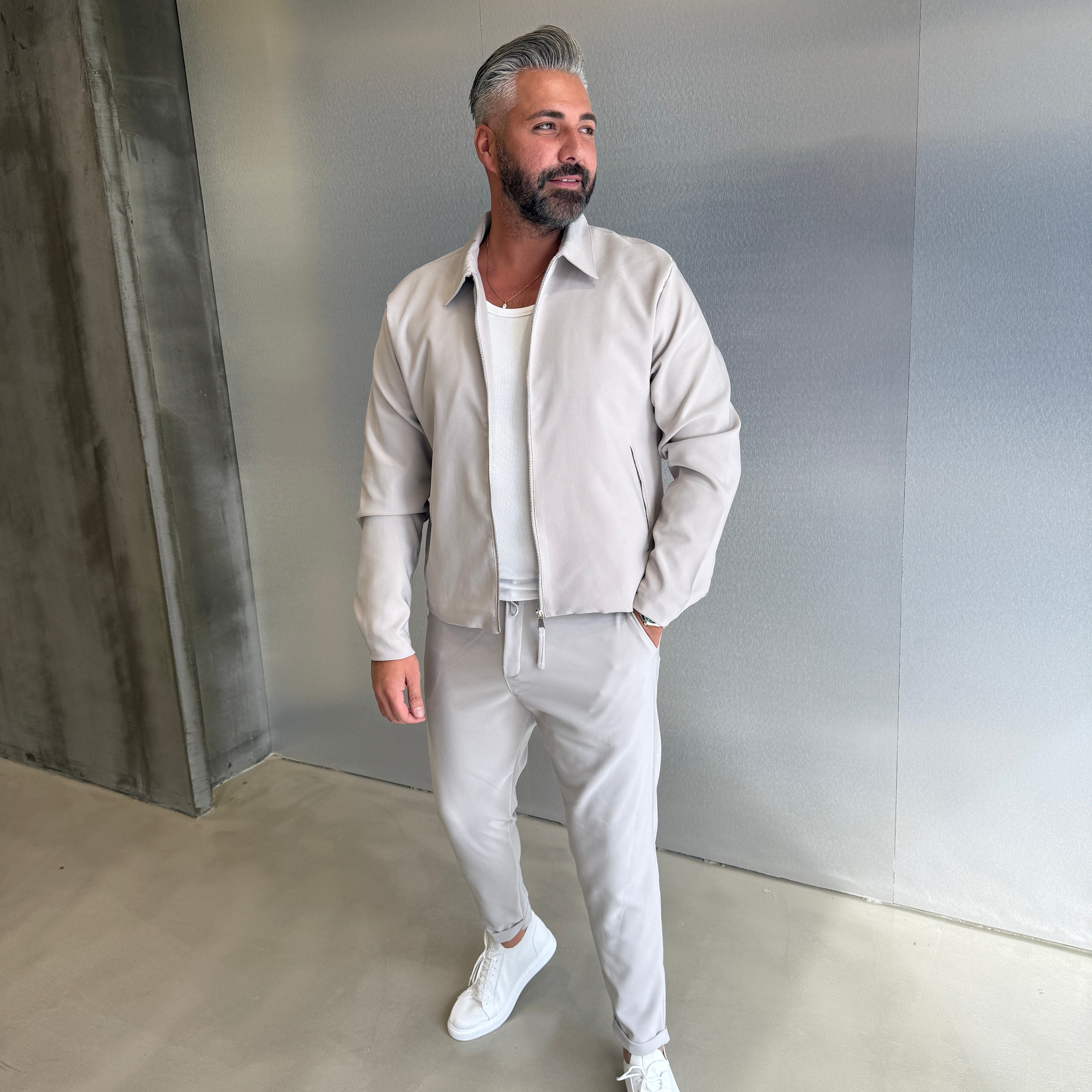 Gri Hürrem Kumaş Takım