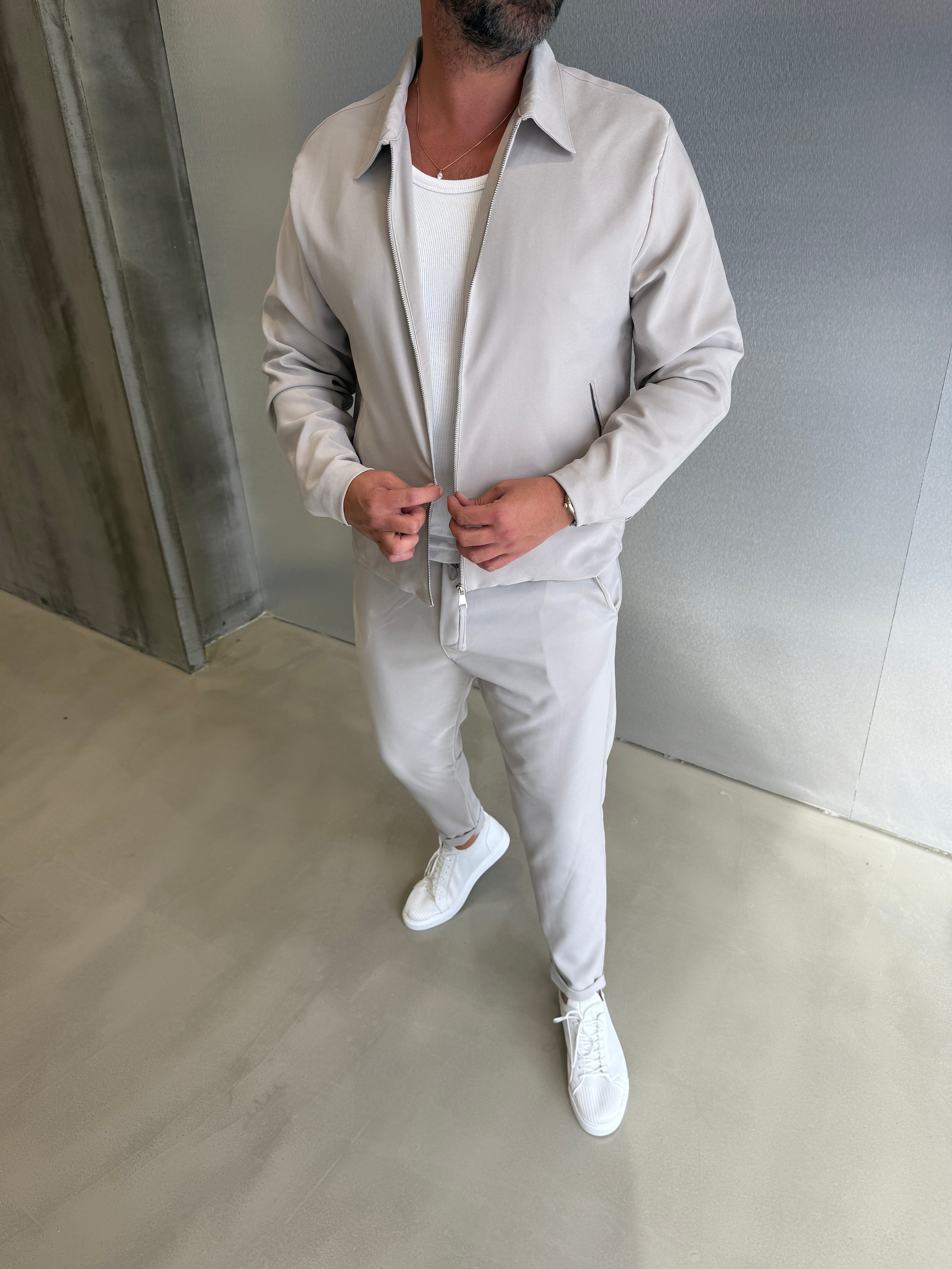 Gri Hürrem Kumaş Takım