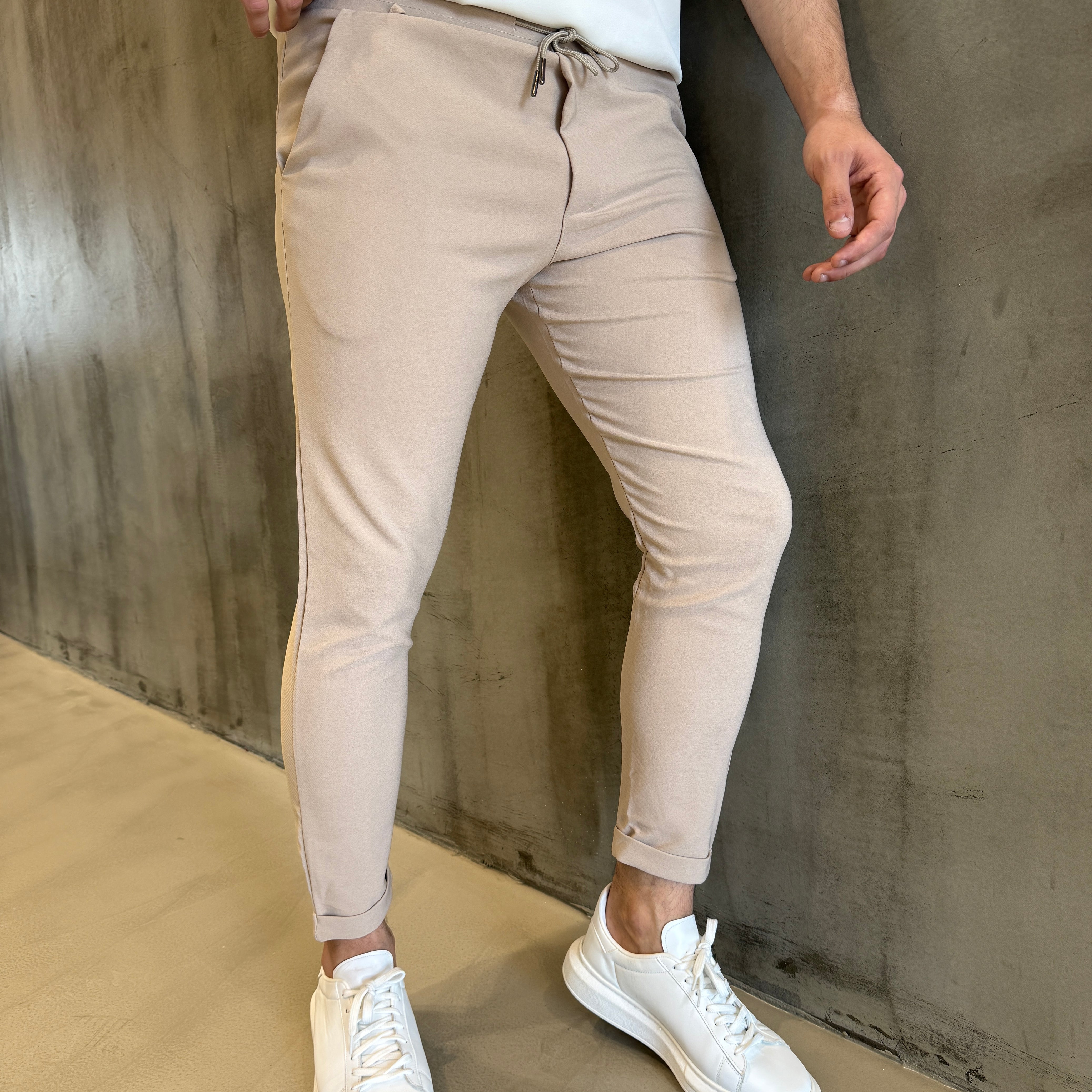 Krem Duble Paça Jogger