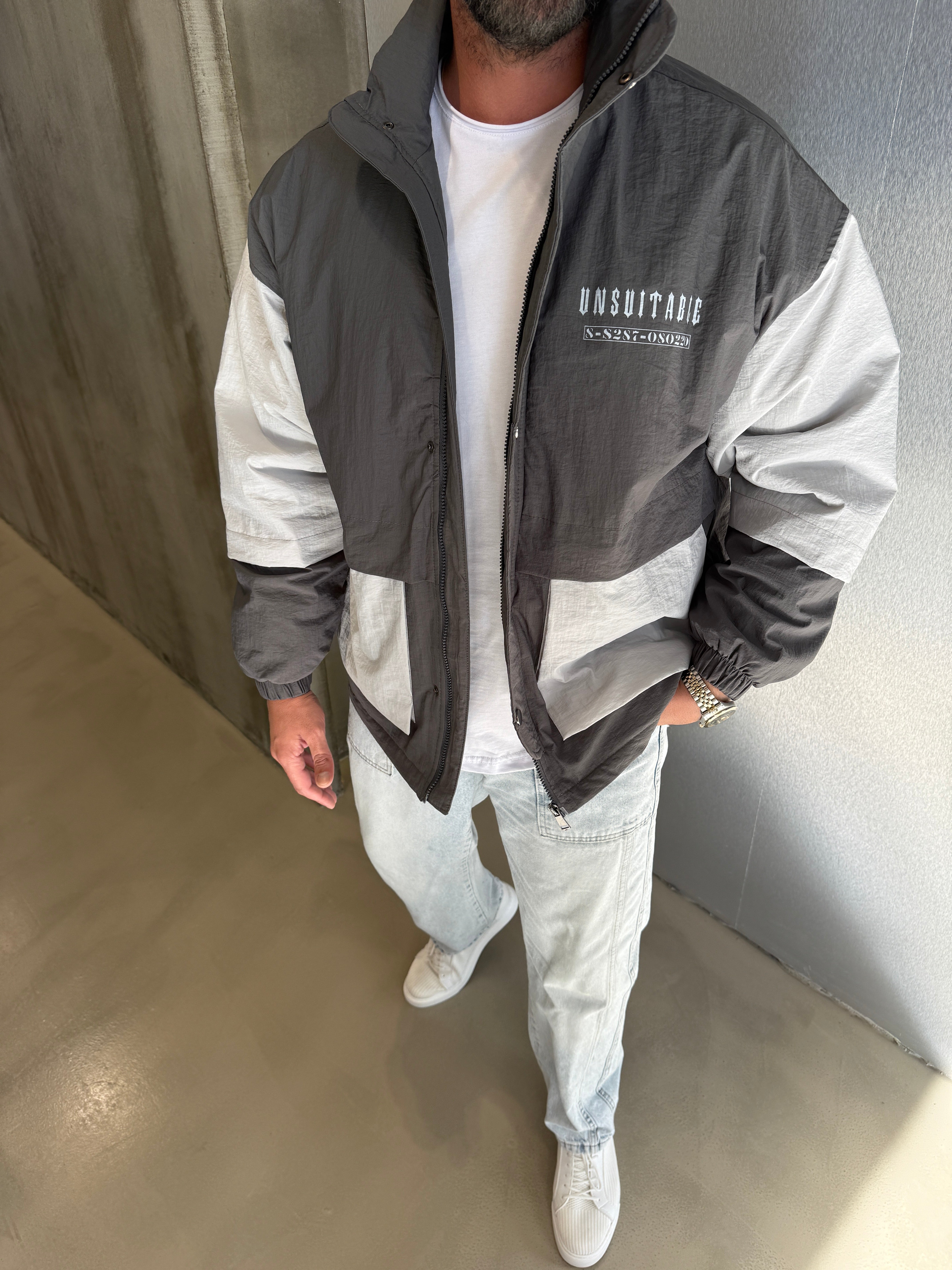 Antrasit Urban Oversize Mont