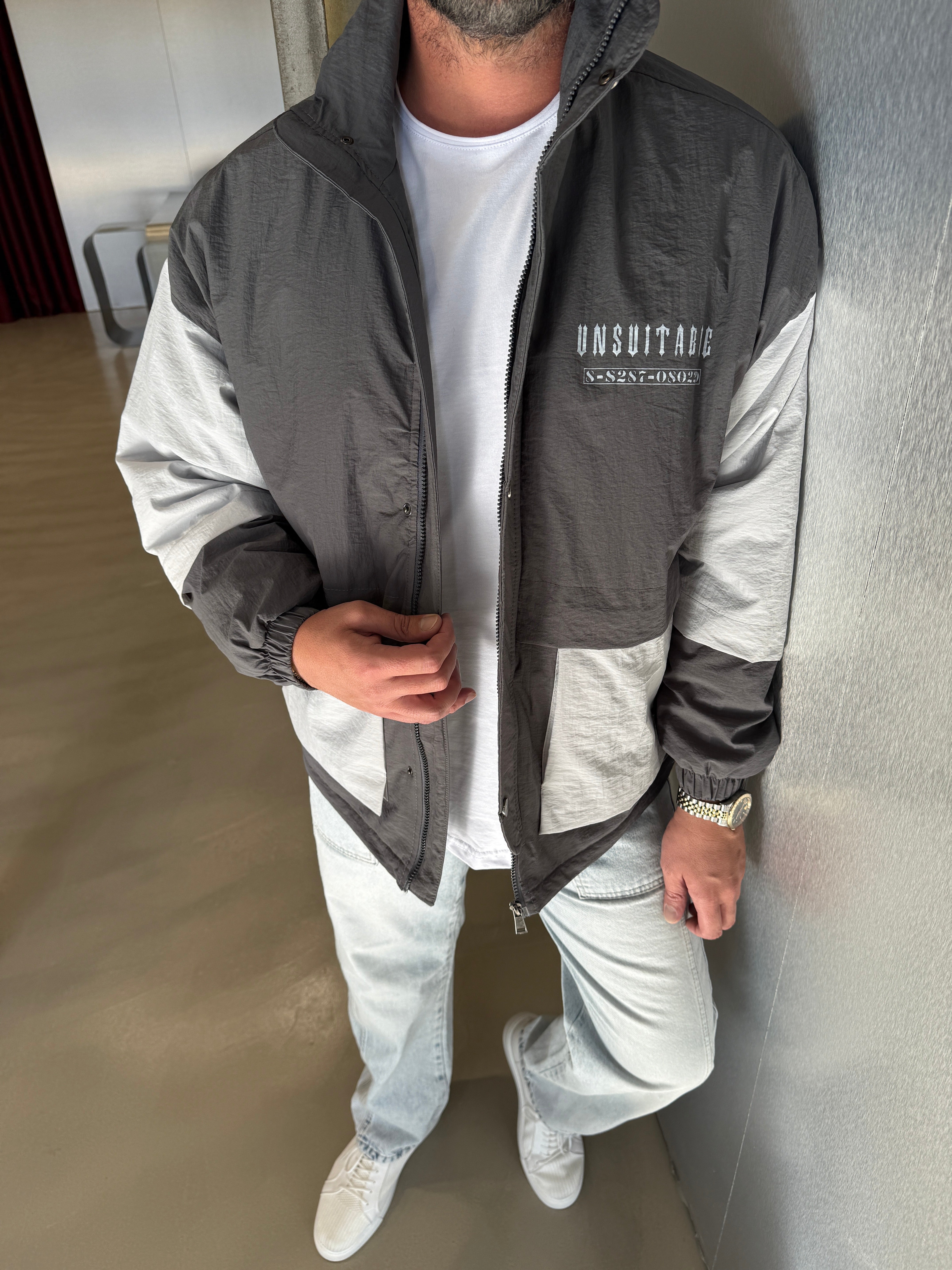 Antrasit Urban Oversize Mont