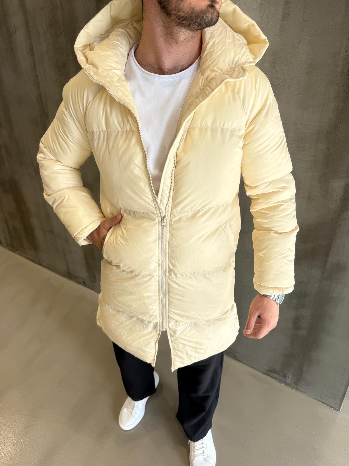 Krem Şişme Mont