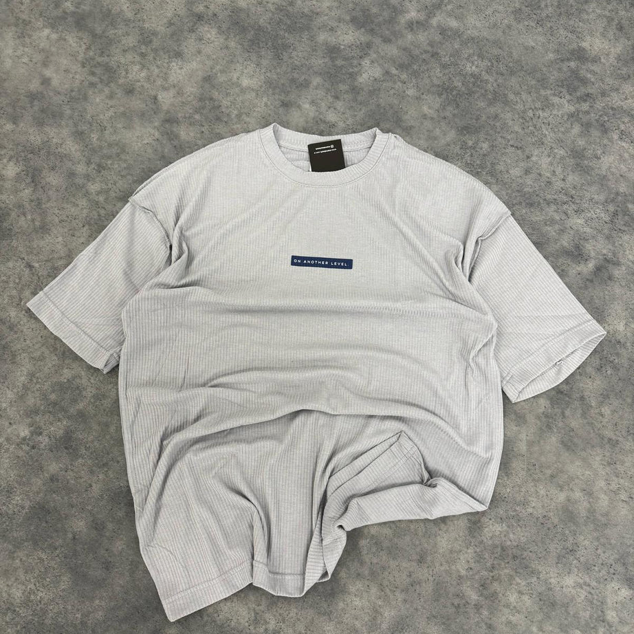 Gri Baskılı T-Shirt