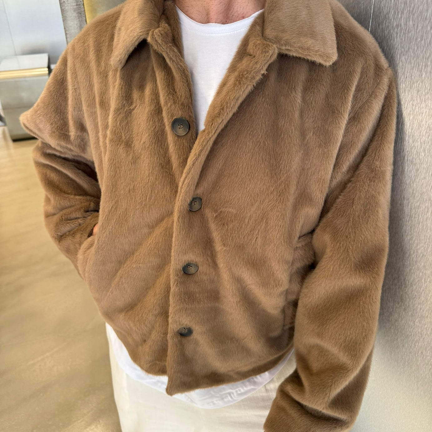 Taba Premium Crop Ceket