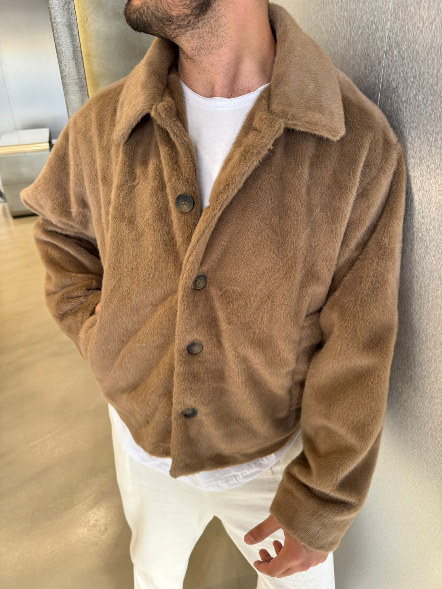 Taba Premium Crop Ceket