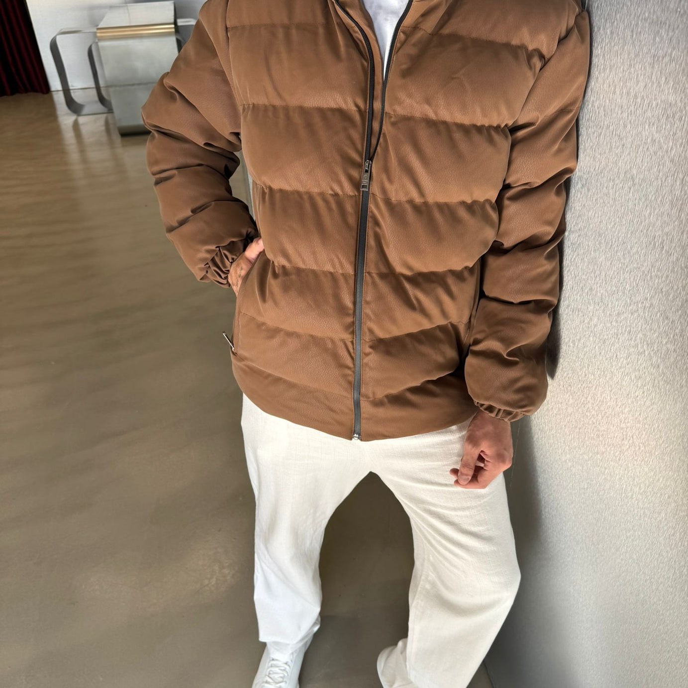 Taba Karbon Şişme Mont