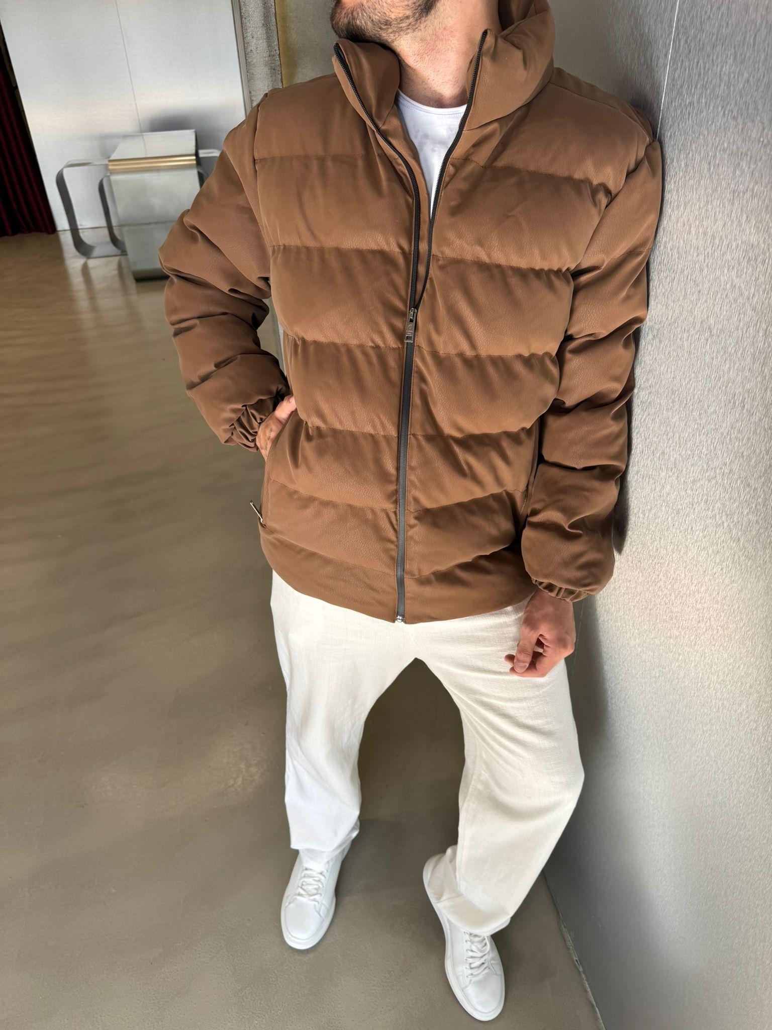 Taba Karbon Şişme Mont