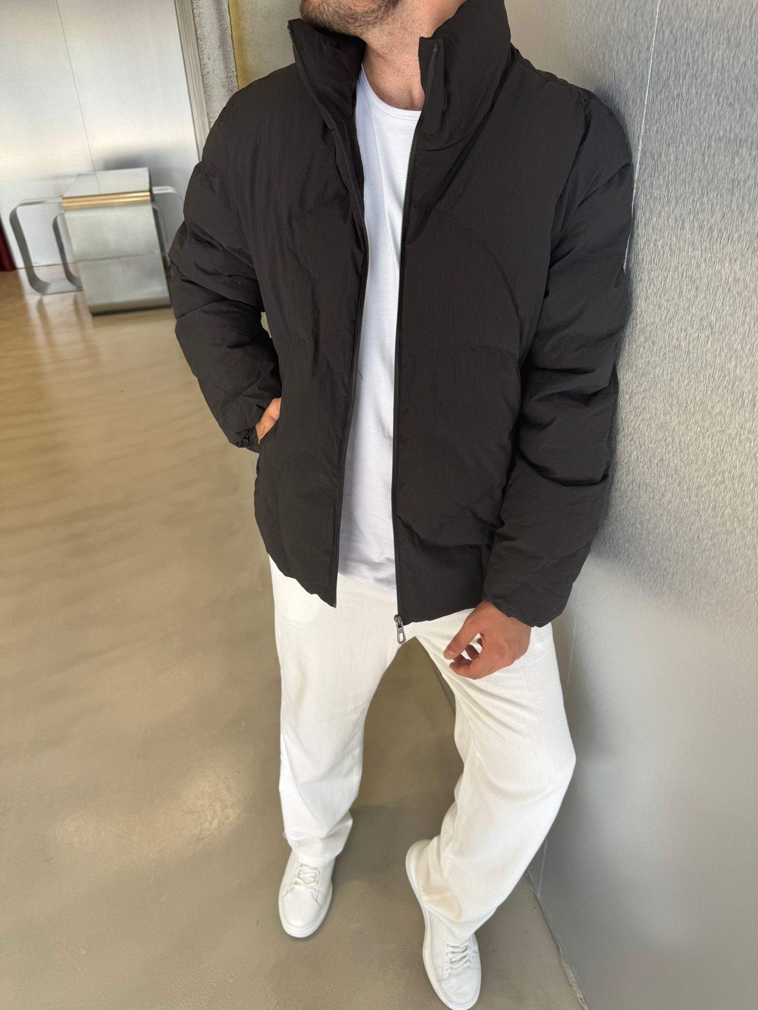 Şişme Oversize Şime Mont