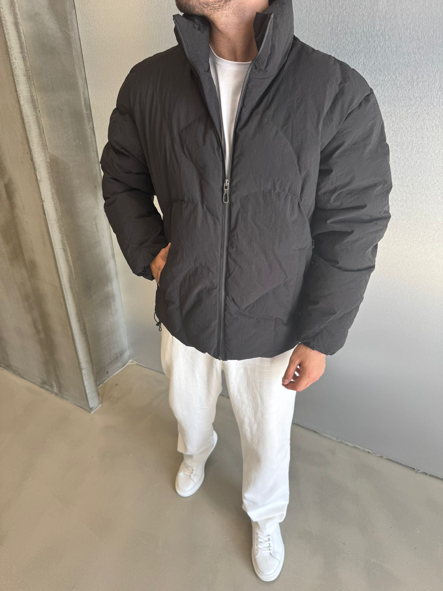 Şişme Oversize Şime Mont