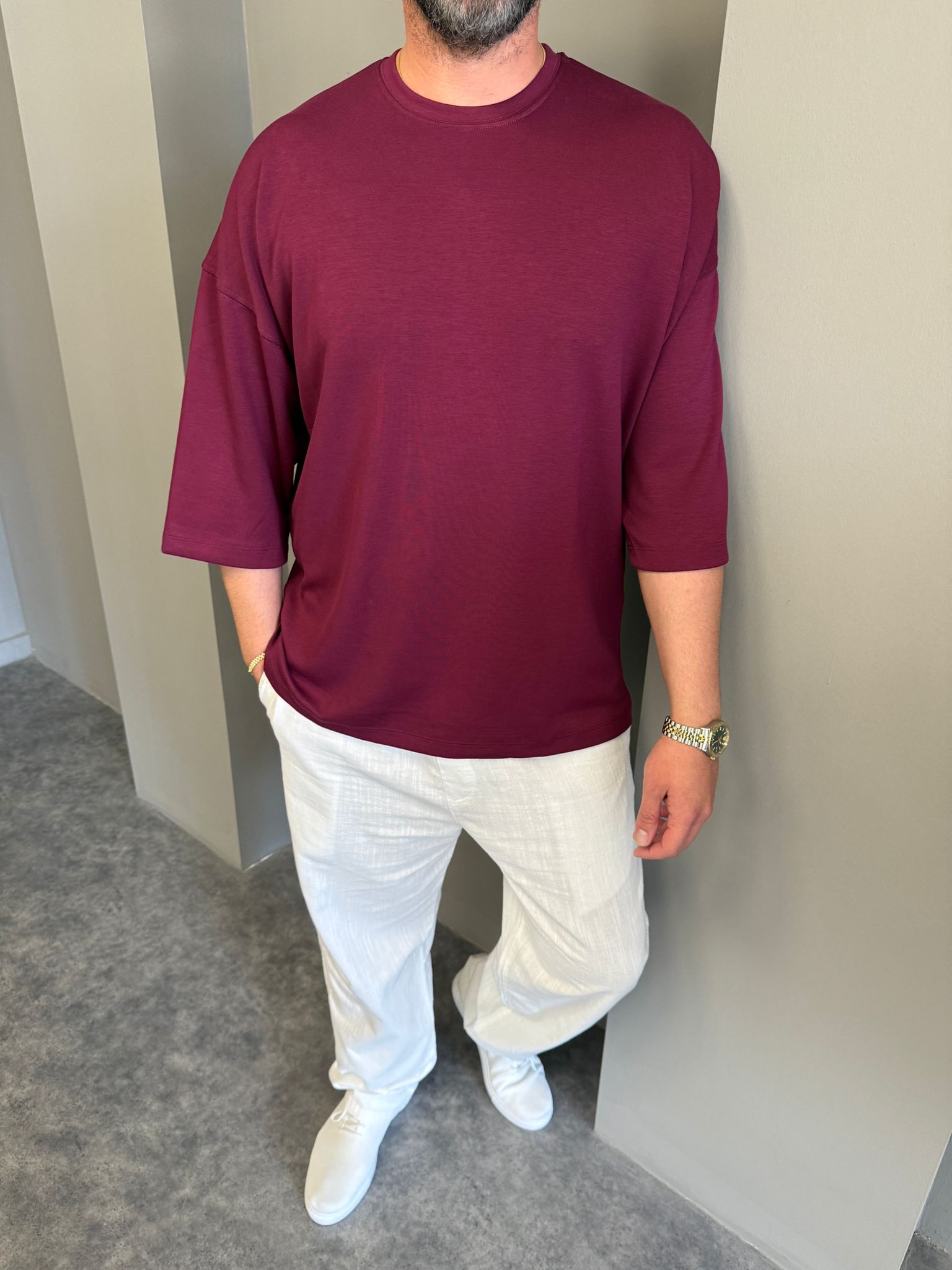 Mürdün Dubble Face Kumaş T-Shirt