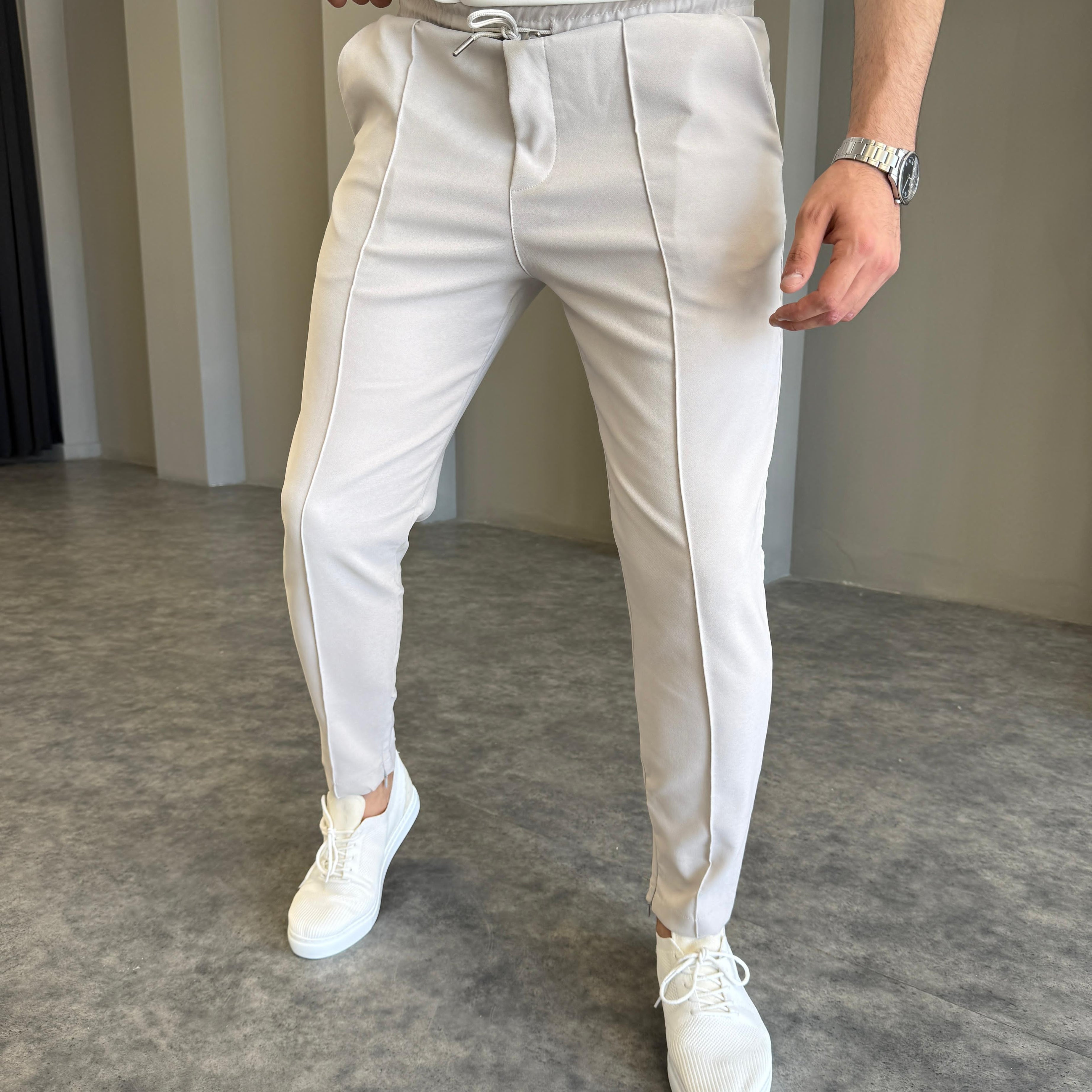 Gri Çimalı Jogger